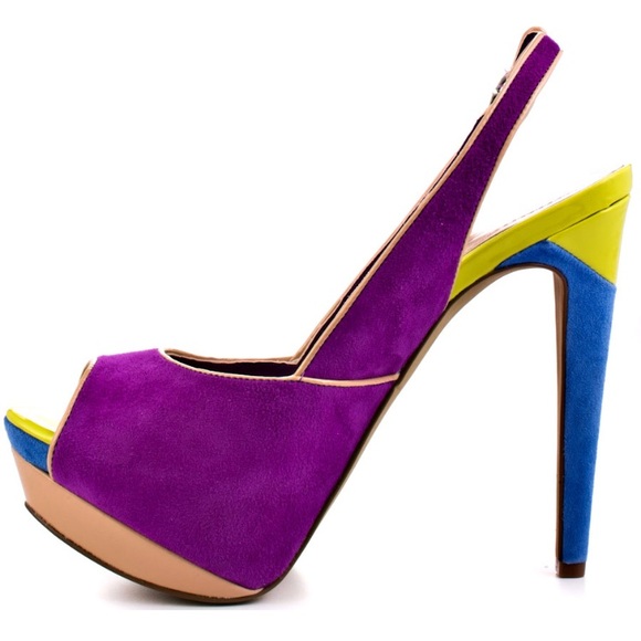 Jessica Simpson Shoes - NWB Jessica Simpson Shavon ultraviolet suede pumps